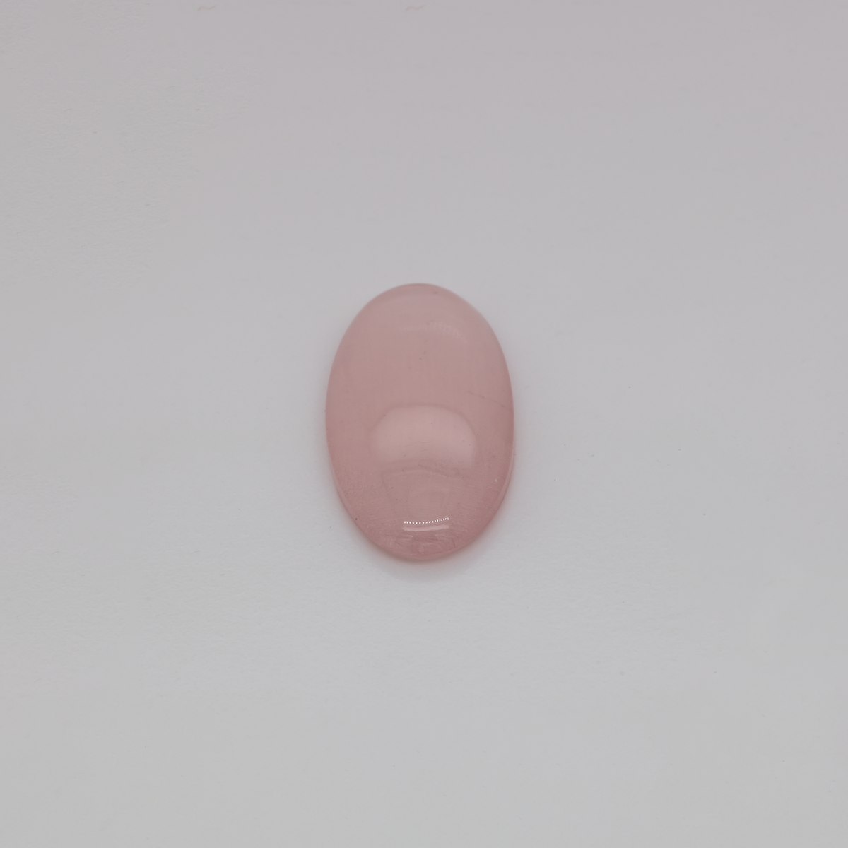 Rose Quartz - light pink, oval, 19.3x9.6 mm, 4.84 ct, No. RO00005