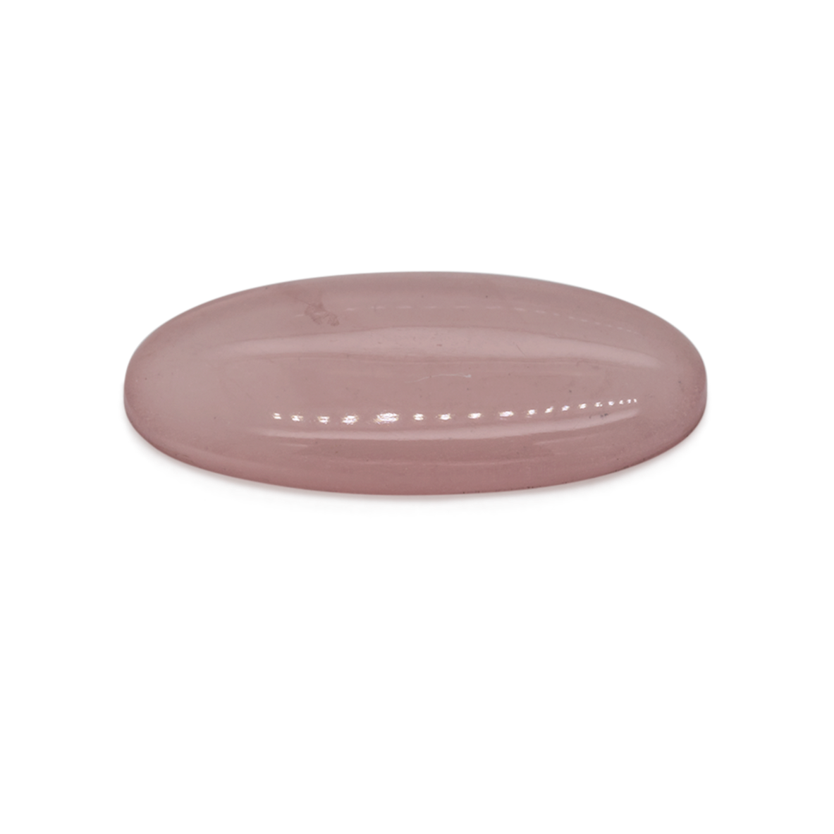 Rose Quartz - light pink, oval, 19.6x9.6 mm, 5.10 ct, No. RO00006