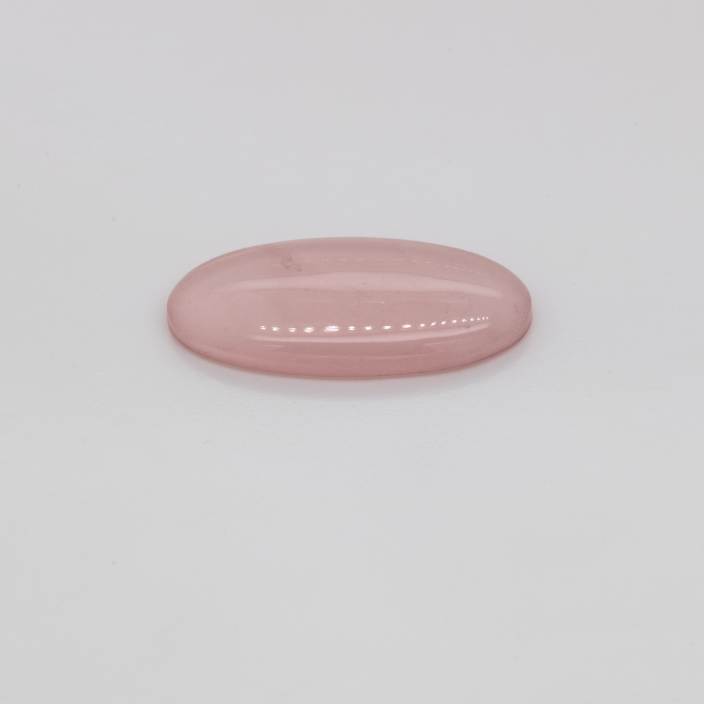 Rose Quartz - light pink, oval, 19.6x9.6 mm, 5.10 ct, No. RO00006