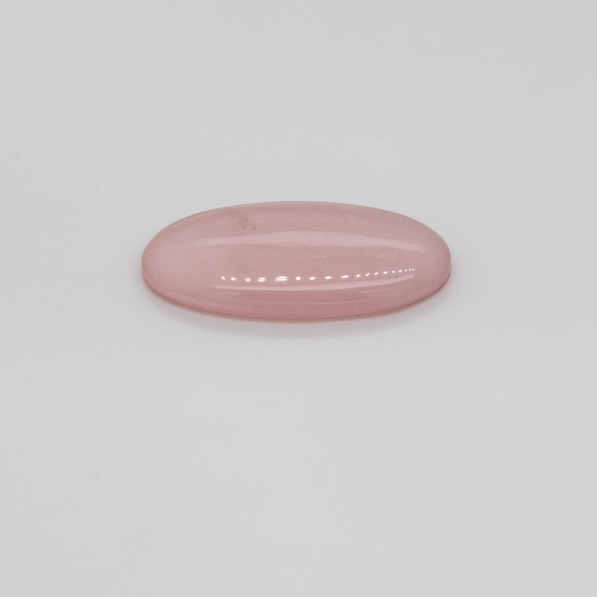 Rose Quartz - light pink, oval, 19.6x9.6 mm, 5.10 ct, No. RO00006