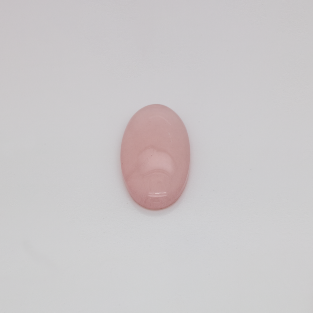 Rose Quartz - light pink, oval, 19.6x9.6 mm, 5.10 ct, No. RO00006