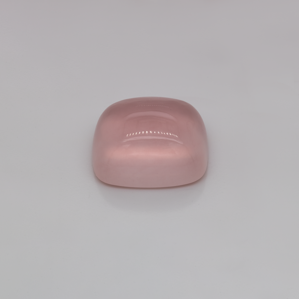 Rose Quartz - light pink, cushion, 21x17.8 mm, 33.69 ct, No. RO00009