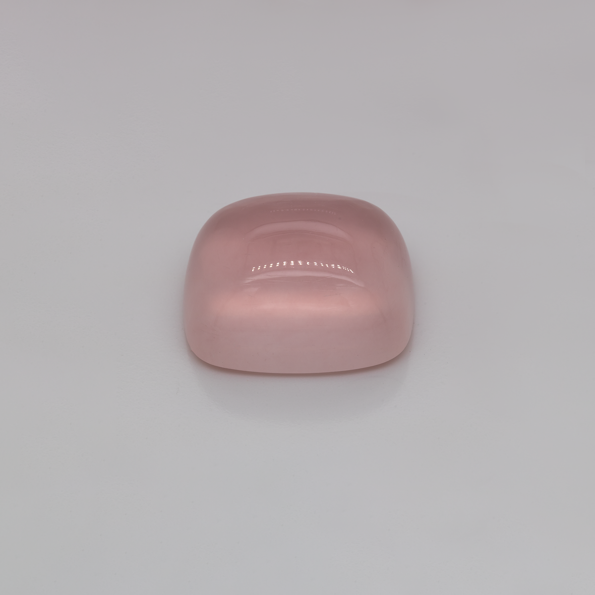Rose Quartz - light pink, cushion, 21x17.8 mm, 33.69 ct, No. RO00009