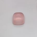 Rose Quartz - light pink, cushion, 21x17.8 mm, 33.69 ct, No. RO00009