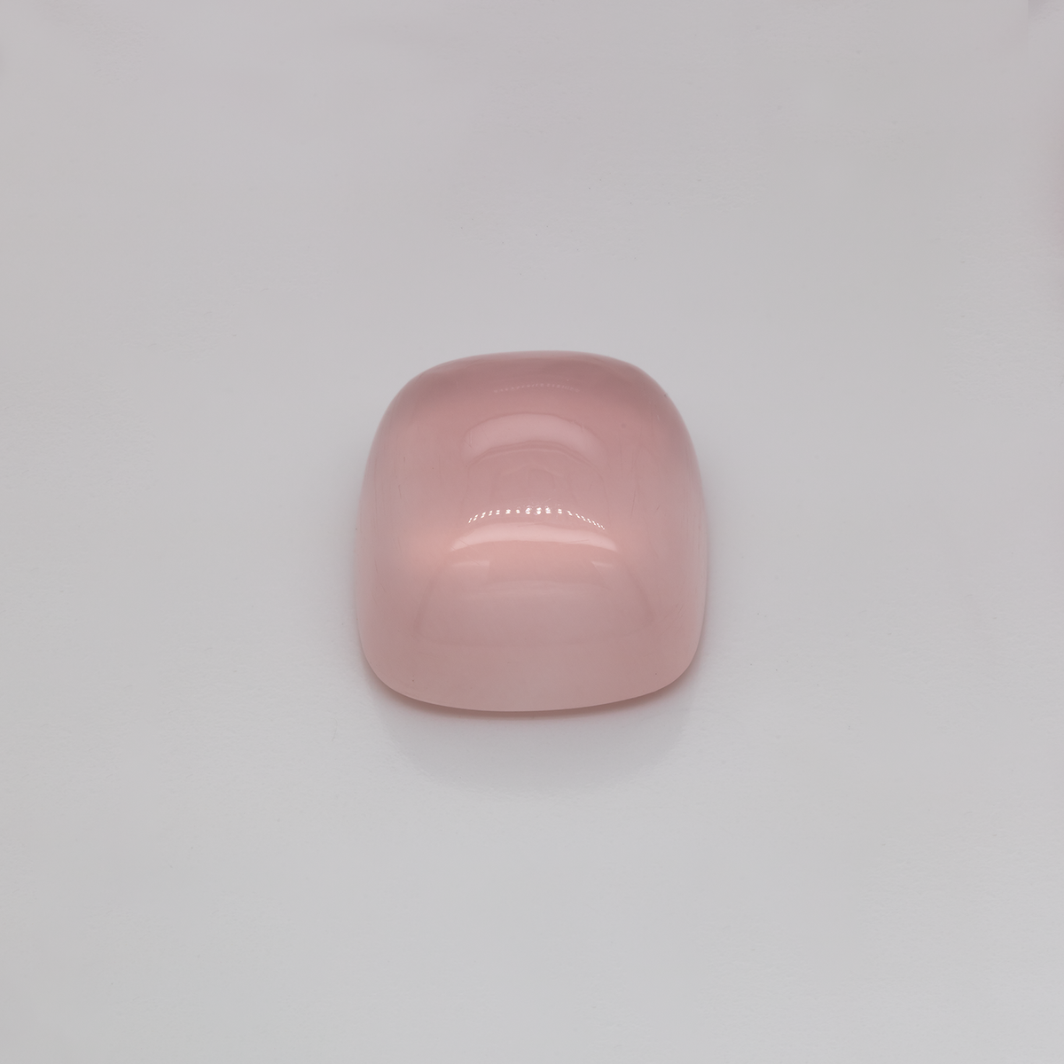 Rose Quartz - light pink, cushion, 21x17.8 mm, 33.69 ct, No. RO00009