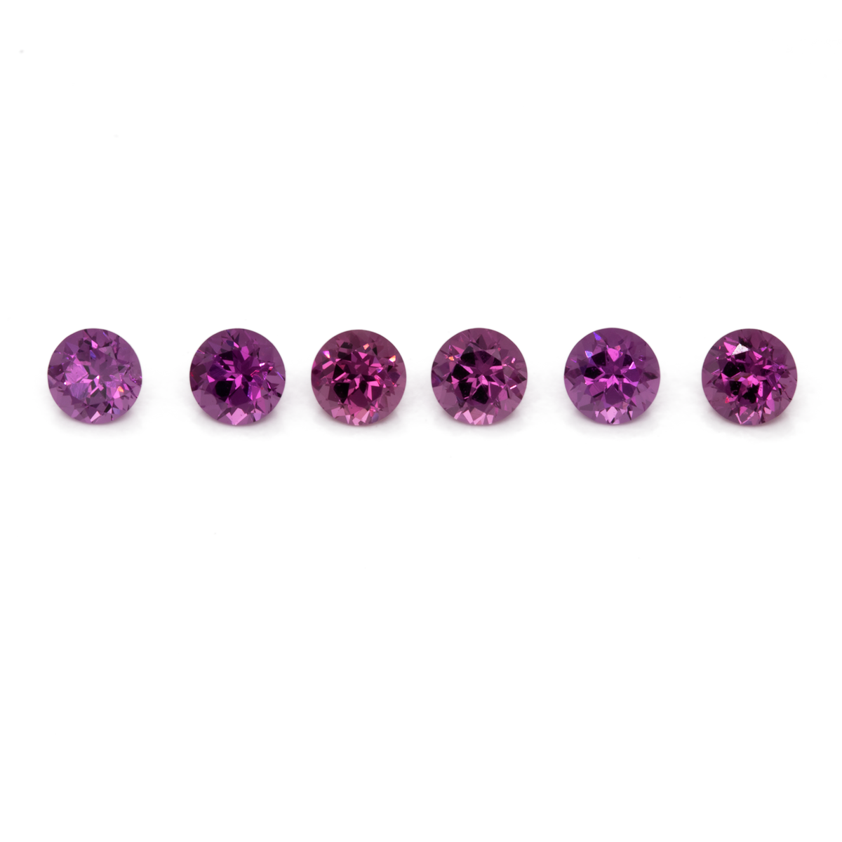 Royal Purple Garnet - lila, rund, 2,8x2,8 mm, 0,10-0,13 ct, Nr. RP64001