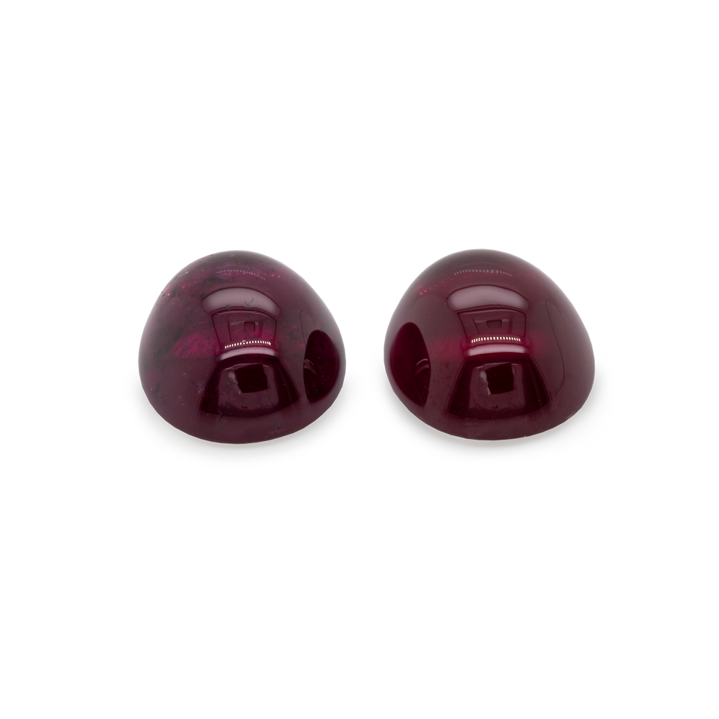 Royal Purple Garnet Paar - lila, oval, 12x10 mm, 14,26 ct, Nr. RP80001