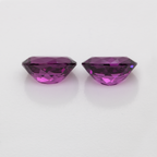 Royal Purple Garnet Paar - lila, oval, 8x6 mm, 3.17 ct, Nr. RP93004