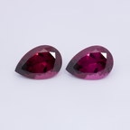 Royal Purple Garnet Pair - red, pear, 14.5x10 mm, 13.13 ct, No. RP94006