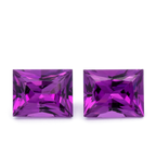 Royal Purple Garnet Pair - purple, baguette, 5x4 mm, 1.05 ct, No. RP94008