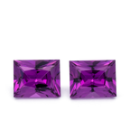 Royal Purple Garnet Paar - lila, baguette, 5x4 mm, 1.08 ct, Nr. RP94009