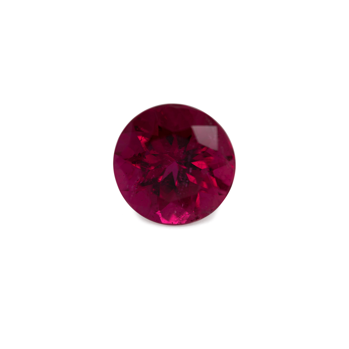 Rubellite - red&pink, round, 8.7x8.7 mm, 2.52 ct, No. RUB90001