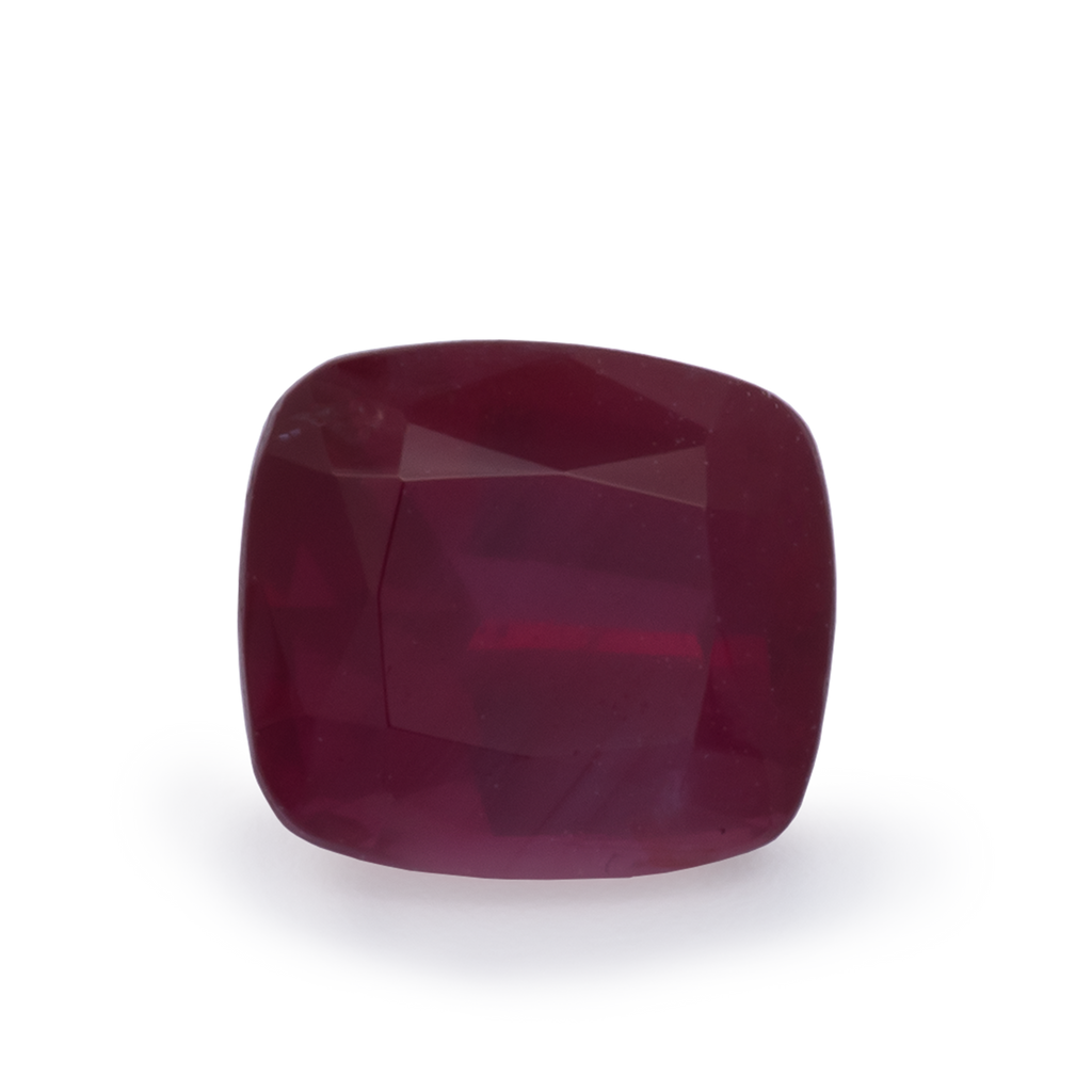 Rubin - rot, antik, 6.3x5.6 mm, 1.30 ct, Nr. RY10001