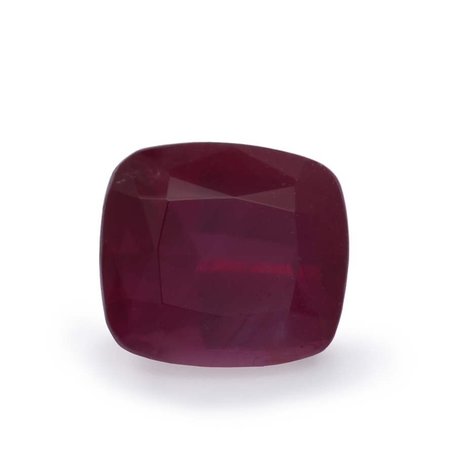 Rubin - rot, antik, 6.3x5.6 mm, 1.30 ct, Nr. RY10001
