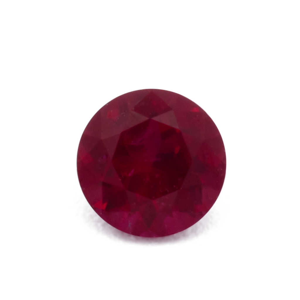 Rubin - rot, rund, 2.6x2.6 mm, 0.08 - 0.09 ct, Nr. RY10007