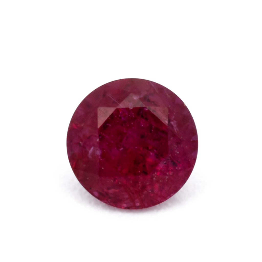 Rubin - rot, rund, 2.75x2.75 mm, 0.11 ct, Nr. RY10008