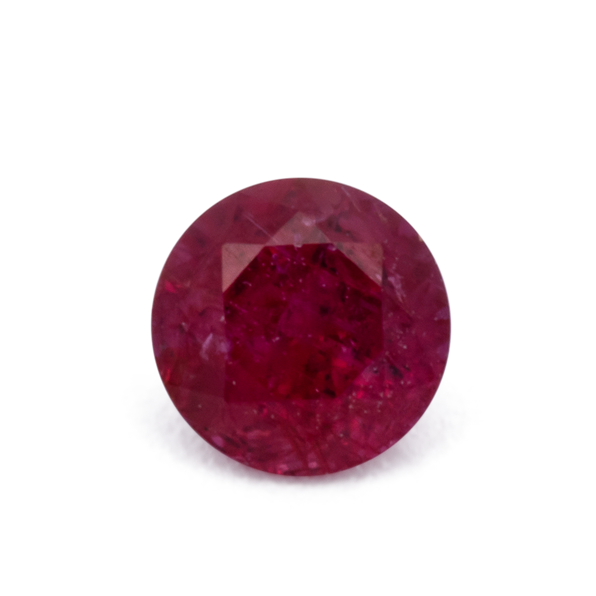 Rubin - rot, rund, 2.75x2.75 mm, 0.11 ct, Nr. RY10008