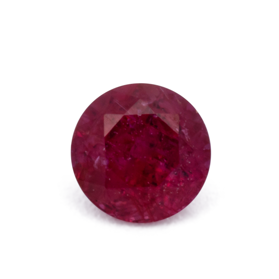Rubin - rot, rund, 2.75x2.75 mm, 0.11 ct, Nr. RY10008