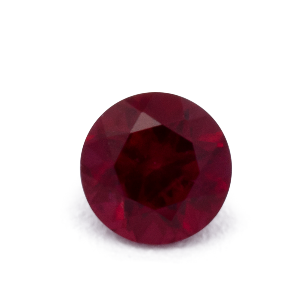 Rubin - rot, rund, 2.25x2.25 mm, 0.06 ct, Nr. RY10010
