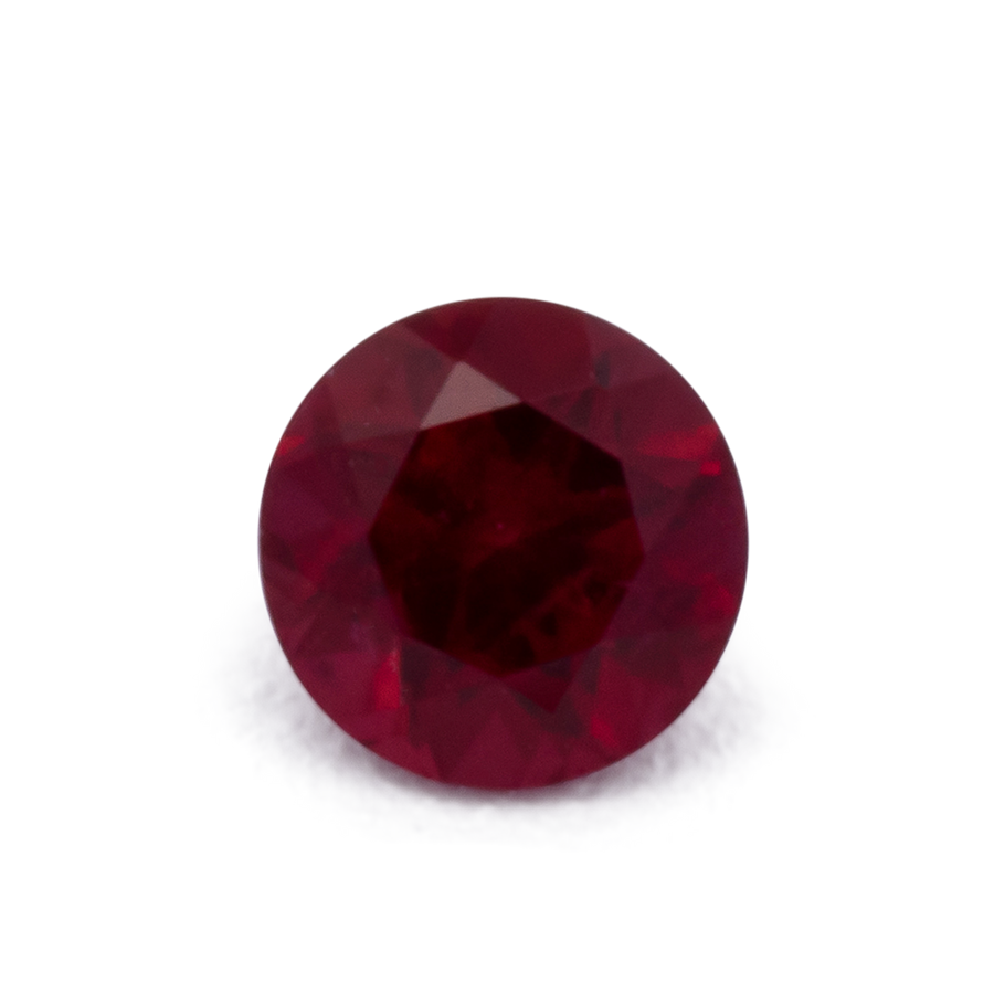 Rubin - rot, rund, 2.25x2.25 mm, 0.06 ct, Nr. RY10010