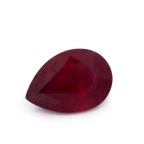 Ruby - red, pear, 5x3.5 mm, 0.27 ct, No. RY10016