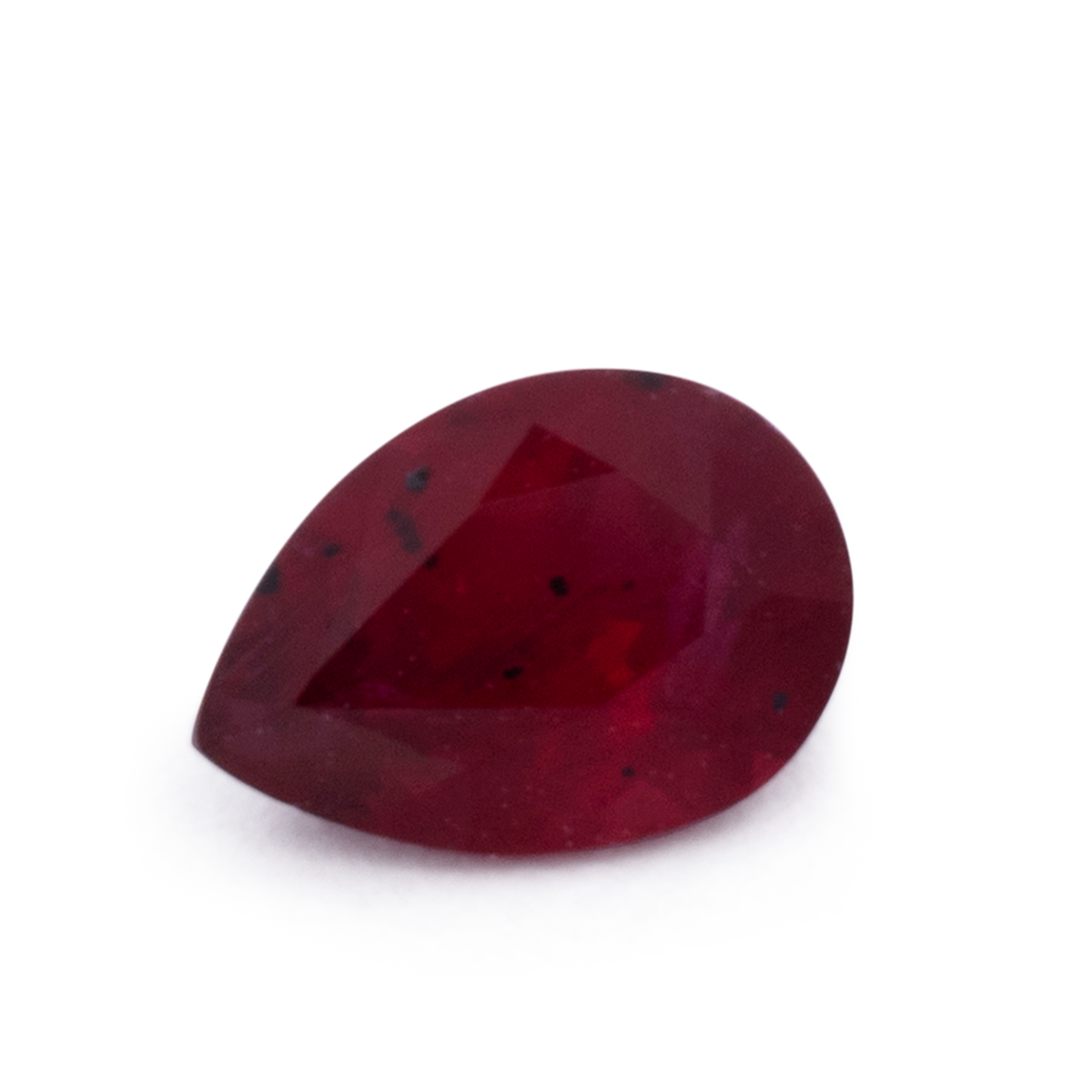 Ruby - red, pear, 5x3.5 mm, 0.27 ct, No. RY10016