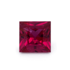 Rubin - rot, rechteck, 3x3 mm, 0.17 ct, Nr. RY10018