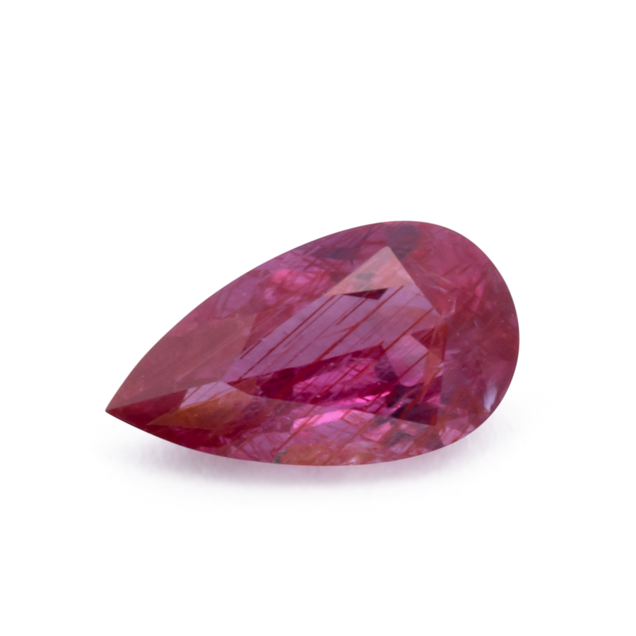Rubin - rot, birnform, 5.5x3.1 mm, 0.27 ct, Nr. RY10031