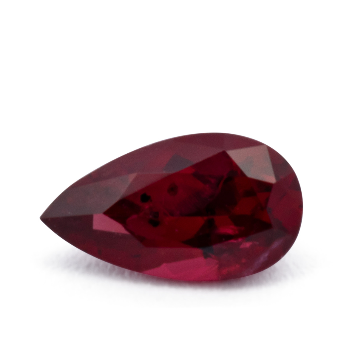 Rubin - rot, birnform, 4.5x2.5 mm, 0.17 ct, Nr. RY10032