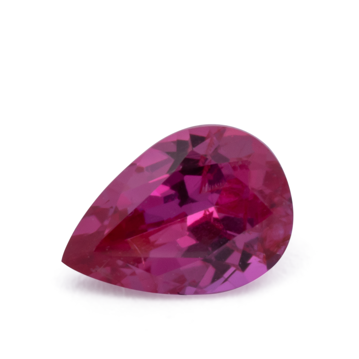 Ruby - red, pear, 5x3.5 mm, 0.30 ct, No. RY10034