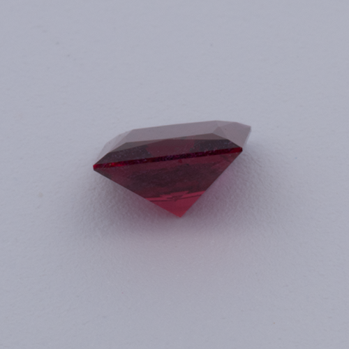 Ruby - red, rectangle, 3.4x3.4 mm, 0.22 ct, No. RY10036