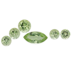 Norwegian Peridot Set - green, round & marquise, 5x5 mm - 12x6 mm, 4.96 ct, No. SET99005