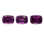 Royal Purple Garnet im Set - lila, antik, 7x5 mm, 3,03 ct, Nr. SET99012