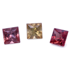Saphir Set - bunt, rechteck, 2.3x2.3 mm, 0,28 ct, Nr. SET99061