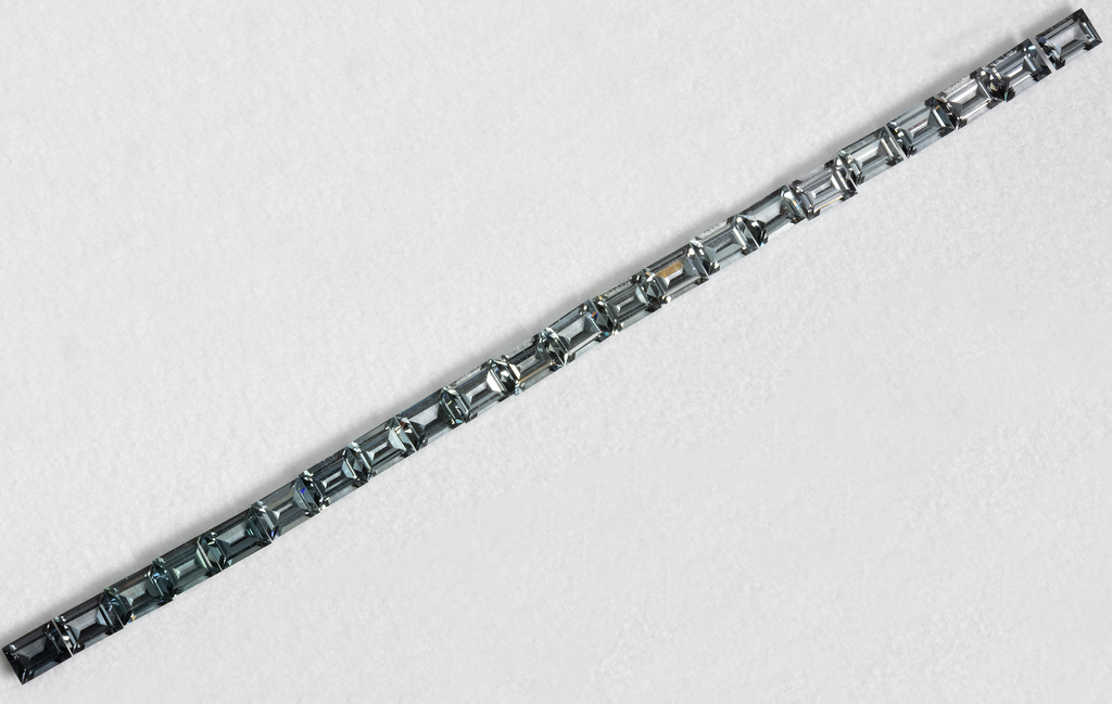 Spinel Set - gray, baguette, 4x3 mm, 4.65 ct, No. SET99107
