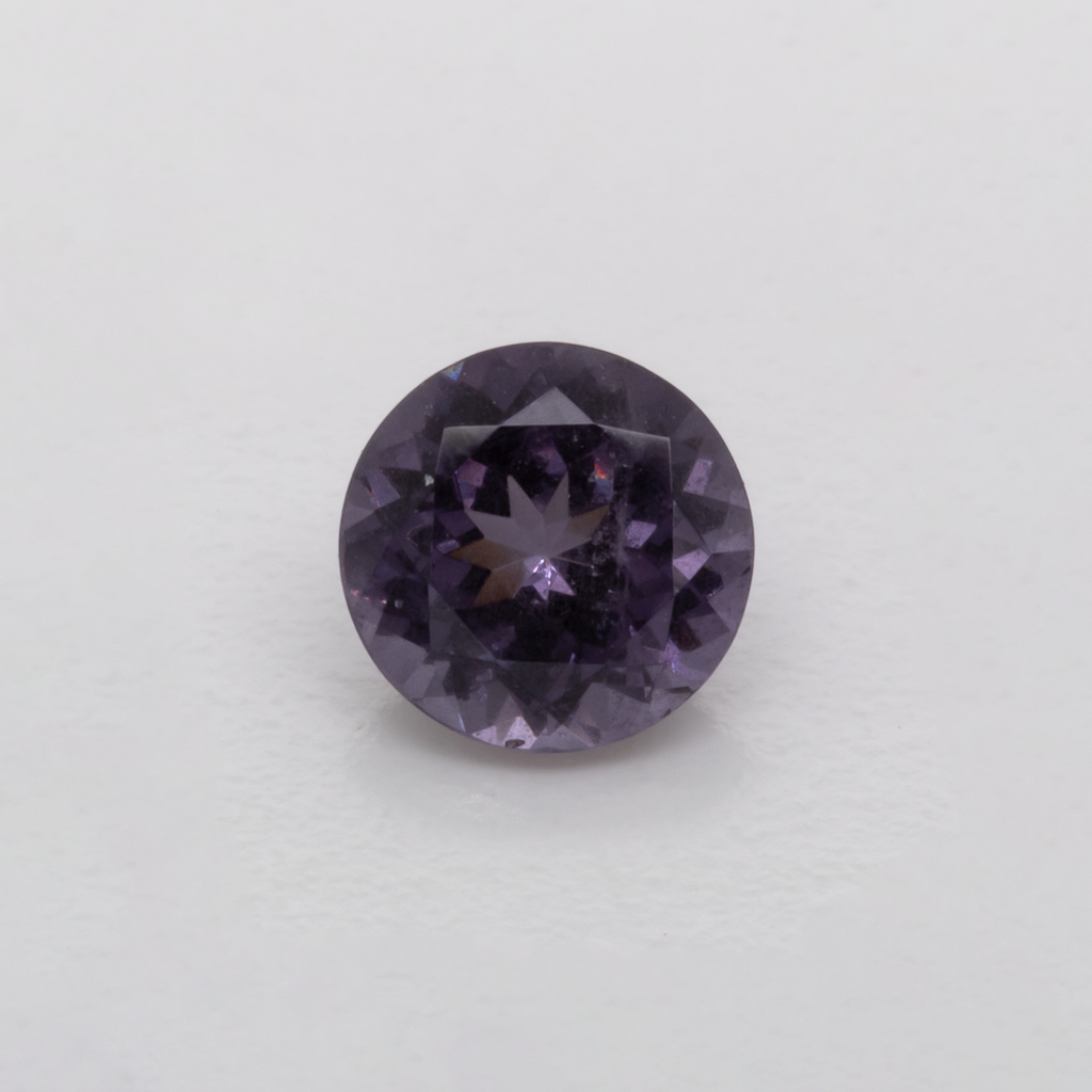 Spinell - lila, rund, 5,1x5,1 mm, 0,55 ct, Nr. SP90015