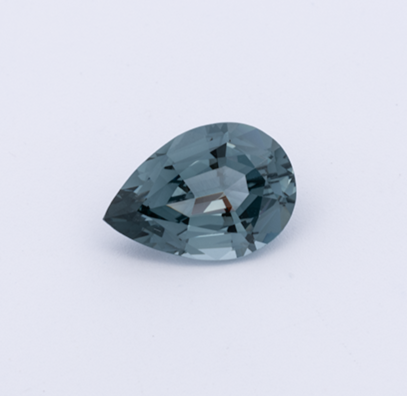 Spinel - gray, pear, 9.3x6.5 mm, 1.60 ct, No. SP90016