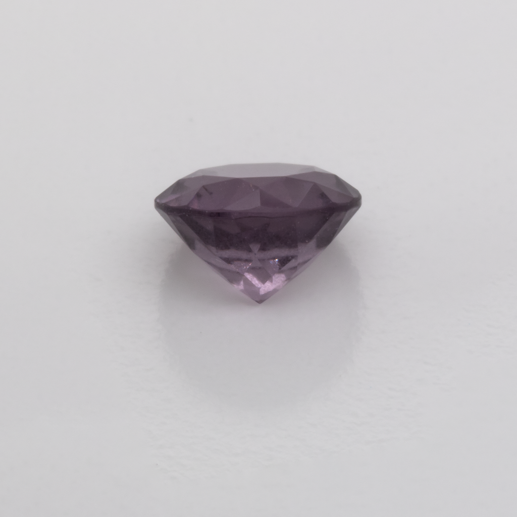 Spinell - lila, rund, 5.1x5.1 mm, 0.58 ct, Nr. SP90017
