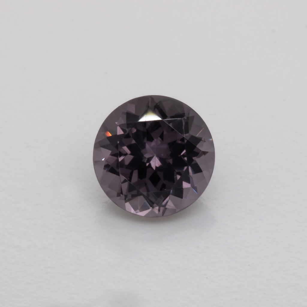 Spinell - lila/grau, rund, 5,1x5,1 mm, 0,55-0,59 ct, Nr. SP90018