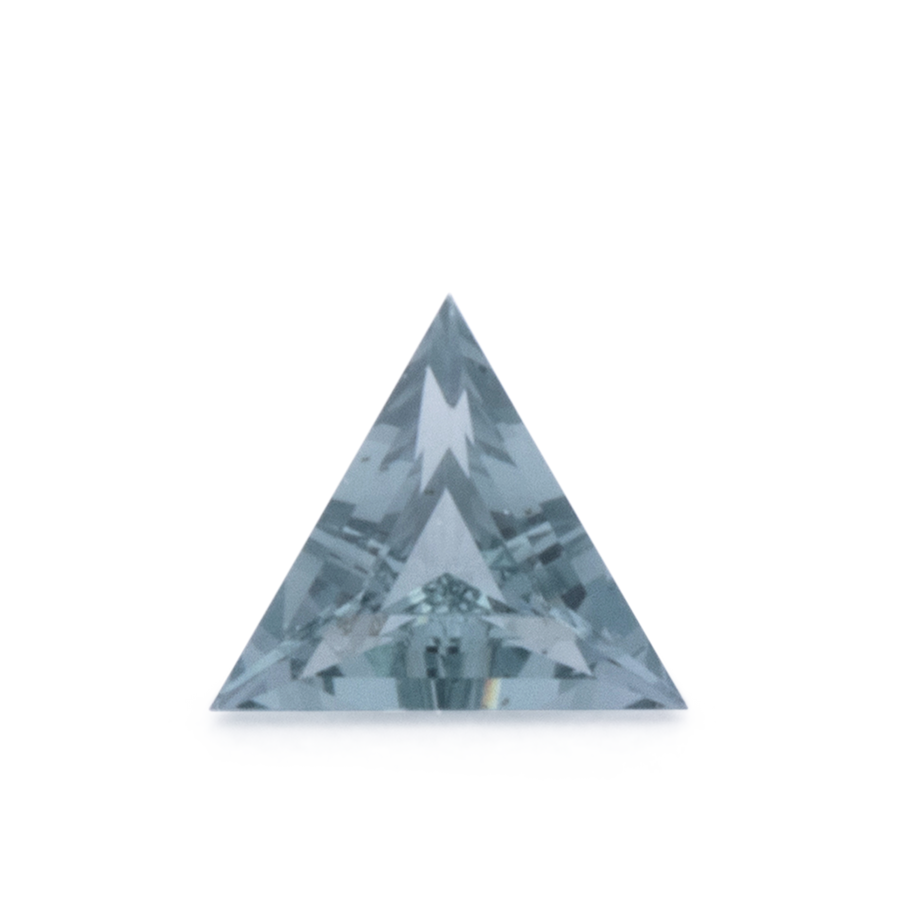 Spinel - gray & blue, trillion, 3.5x3.5 mm, 0.10 ct, No. SP90094