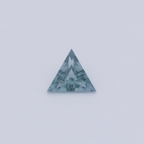 Spinel - gray & blue, trillion, 3.5x3.5 mm, 0.10 ct, No. SP90094
