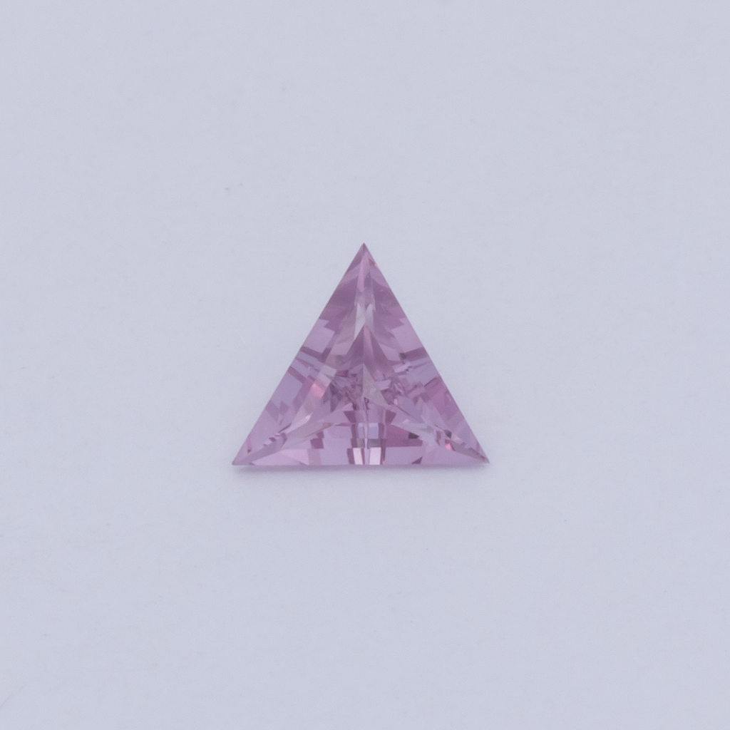 Spinel - light pink, trillion, 4x4 mm, 0.12 ct, No. SP90096