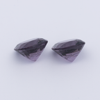 Spinell Paar - lila, antik, 6.1x6.1 mm, 2.35 ct, Nr. SP90099