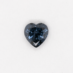 Spinel - blue, heart, 6x5.9 mm, 0.89 ct, No. SP90100