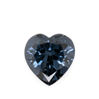 Spinel - blue, heart, 6x5.9 mm, 0.89 ct, No. SP90100