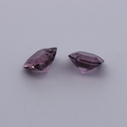 Spinel Pair - purple, asscher, 4.5x4.5 mm, 0.83 ct, No. SP90104