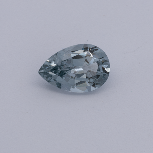 Spinel - gray, pear, 6x4 mm, 0.43 ct, No. SP90116