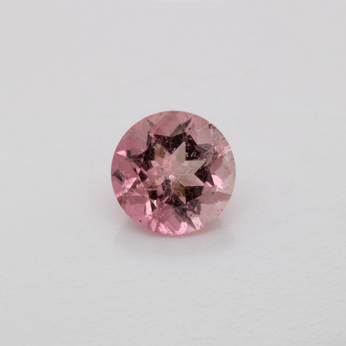 Turmalin - rosa, rund, 5.5x5.5 mm, 0.60 ct, Nr. TR101307