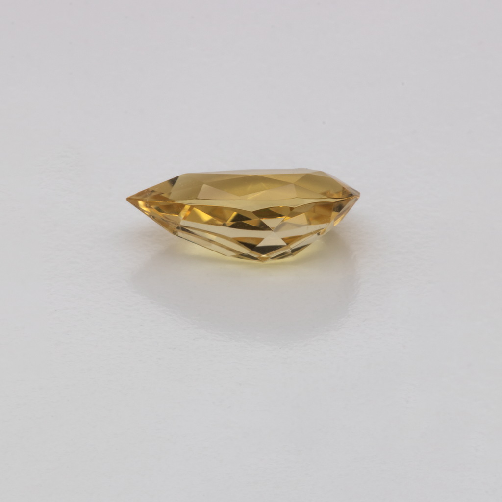 Tourmaline - yellow, pear, 8.9x5.1 mm, 0.93 ct, No. TR101322