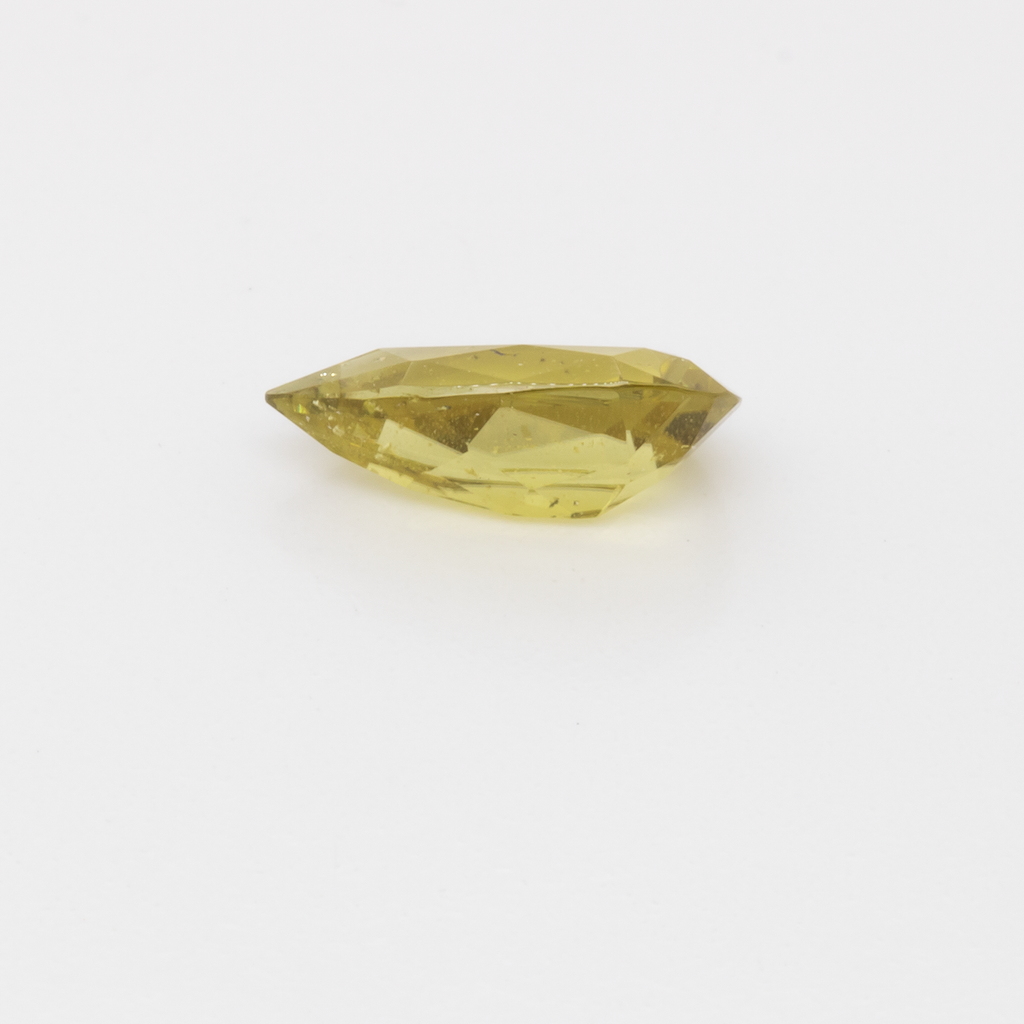 Turmalin - gelb, birnform, 8,7x4,9 mm, 0,78 ct, Nr. TR101331